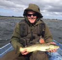 Donald MacLean with 4.5 lb Watten Trout 13th May 16