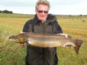 Jim Potts with Wick Salmon. September 2016