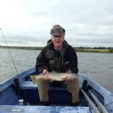 Bert Stewart with 4 lbs Watten Trout. 2nd Aug 2016