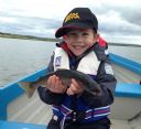 Callum Cooper with his first Watten Trout 5th Aug 2016