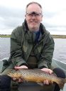 Alasdair Lawrie with 3.5 lb St Johns Trout. 3rd Sept 2016