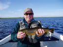 Jim Brown with St Johns Brownie