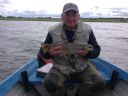 John Coughtrie with 2lb 10oz Watten Trout