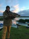 Ian Rennolds with 3lb Watten Trout