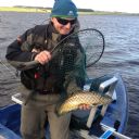 Darrel Young with a nice Watten Trout. August 2015.