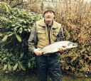 George Doull with 1st Salmon from Wick River 7th April 2015
