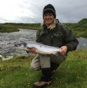 Kerrie Ross with Thurso Salmon 27th July 2016
