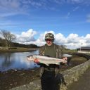James Ross with Wick River 10lbs 12oz Salmon 28th April 2016